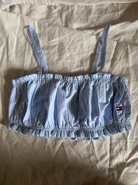 Out From Under X Tommy Hilfiger Shirred Cotton Bralette